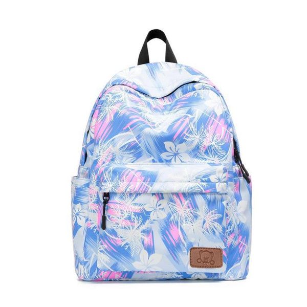 

backpack female backpacks canvas large capacity school bags fashion outdoor sport floral travel waterproof women's for girls