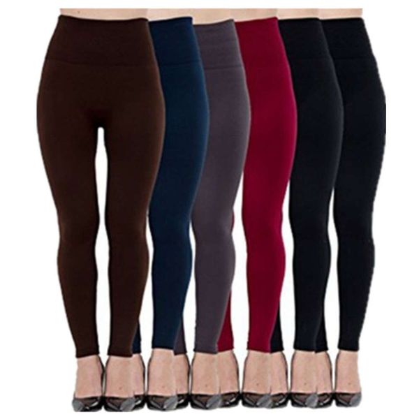 

2021women's plush pants seamless legging, Black