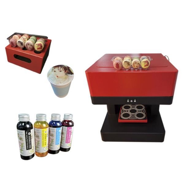 

printers automatic flatbed printing cake candy food printer mini size coffee