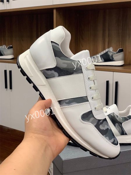 

Top Quality Camouflage boots Sneaker Mens Rivet Shoe Studded Mesh Camo Suede Leather Casual Trainers Rockrunner Shoes Chaussures 39-46, 07