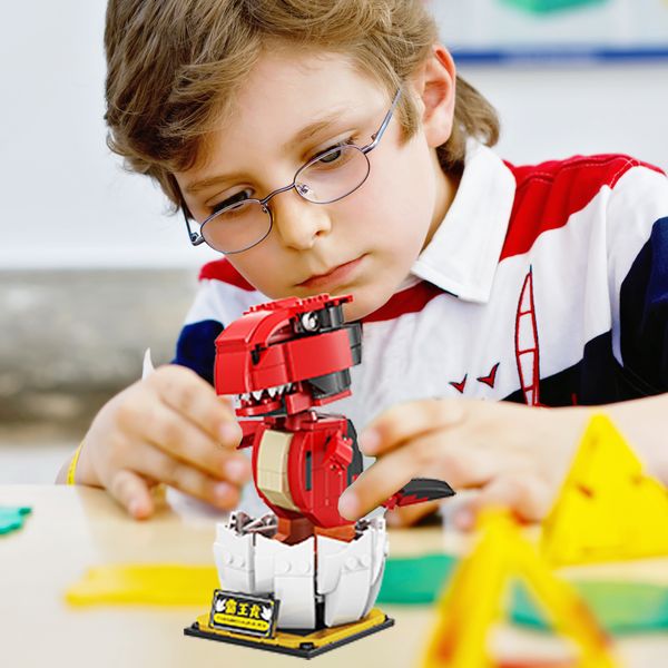 

[us local spot] dinosaur building blocks, stem dinosaur set, pterodactyl kit construction, boys and girls , 6 years old up, new 2021 (279 pc