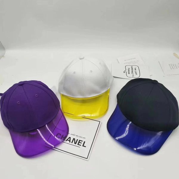 

girl princess hat spring new transparent duck tongue lady hat cool, Yellow