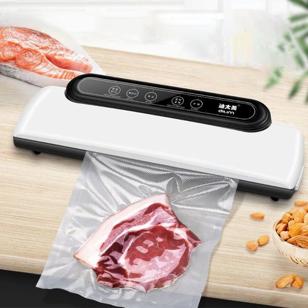 

storage bags electric vacuum food packaging machine for home kitchen saver commercial sealing dropship#38