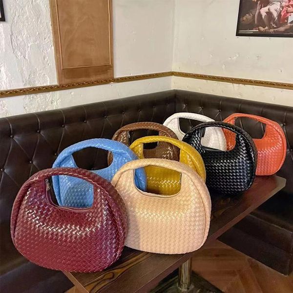 

evening bags 2021 big size women shoulder bag for fashion shopping tote casual handbag woven fabric brand design lady