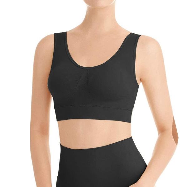 

yoga outfit 2-pack sports bras bralette crop fitness gym running sportswear women's underwear push up brassiere plus size bra
