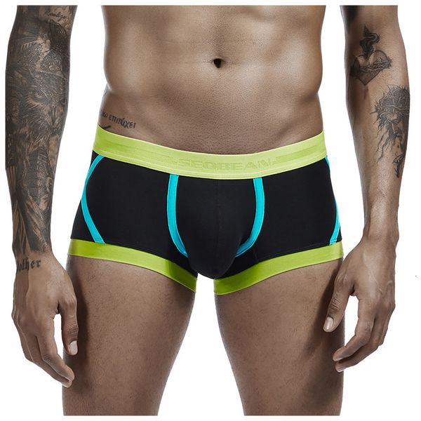 

gay comfortable underwear broek colour matching pajamas casual printing leggings men under, Black;white