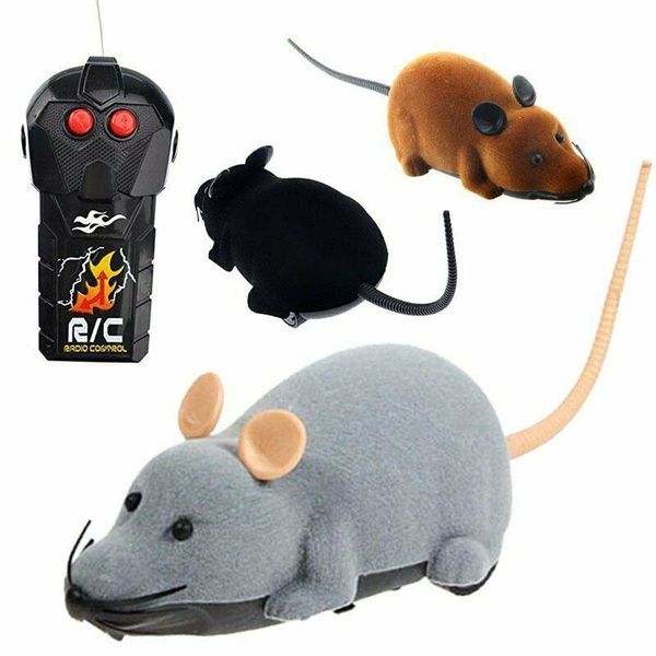 

cat toys remote control rc rat mouse wireless for dog pet funny toy
