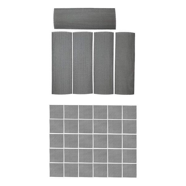 

grow lights 30pcs flower pot hole mesh pad bonsai bottom grid mat, 2 x 2inces with 5pcs mat 4 12 inch