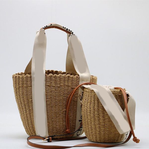 

evening bags fashion brand designer woven straw bag handbags 2021 luxury for women beach tote casual bucket