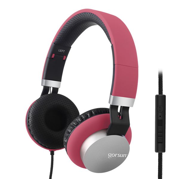 

gorsun gs789 wired headphones with microphone headsets bass hifi sound music for volume control