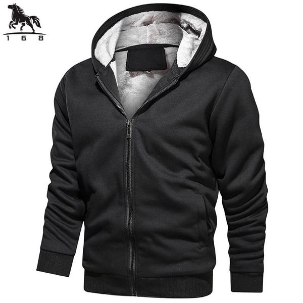 

men's jackets winter jacket mens size 4xl 5xl fleece thicken coat casual hooded youth solid color warm men coats w11, Black;brown