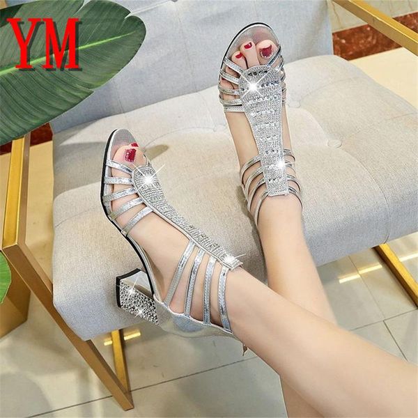 

dress shoes women wedding ankle boots sandal open toe high heels gold bling pump silver sandals peep chunky, Black