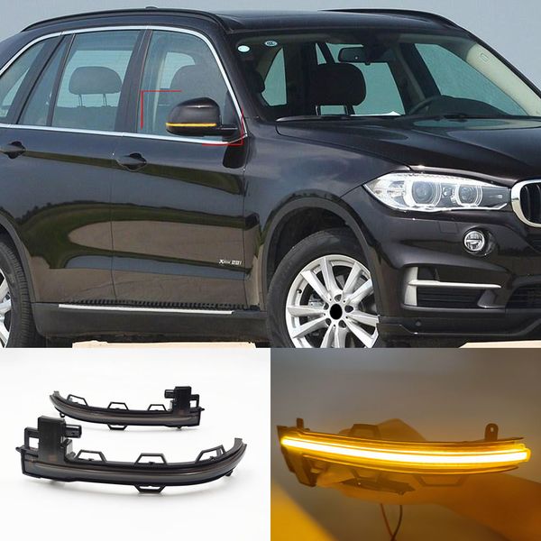 

2pcs dynamic blinker turn signal led light for bmw x3 x4 x5 x6 f25 lci f26 f15 f16 2013 2014 2015 2016 2017 2018 rearview mirror