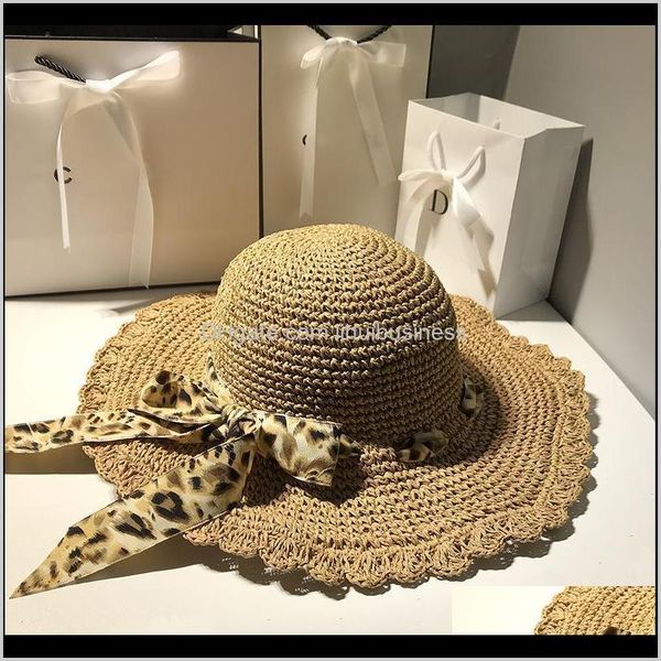 

caps hats, scarves & gloves aessoriesleopard streamer handmade crochet st hat female summer beach sunscreen sun fashion girl wide brim hats, Blue;gray