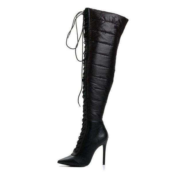 

boots fashion autumn winter short boot silver thick heel pointed toe female shoes elastic knitting woolen woman black ankle