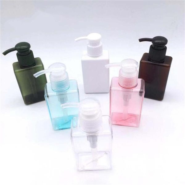 100ml Petg Bomba Both Bottle Recipiente de Viagem Shampoo Hand Soap Dispensers Garrafa de líquido para maquiagem shampoo cosmético