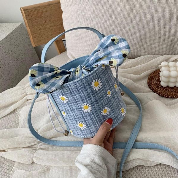

evening bags 2021 fashion women bag summer bucket pu leather shoulder brand designer ladies crossbody messenger totes sac