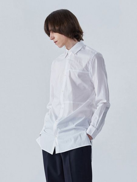 

men single breasted solid shirt j2qg#, White;black