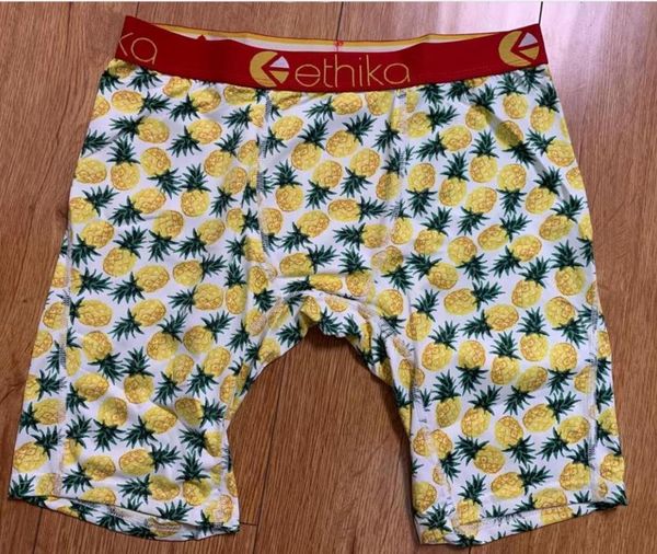 

ethika men boxers underpants promotion random styles beach shorts swim trunks underwear sports hip hop street briefs knickers quick dry mult, Black;white