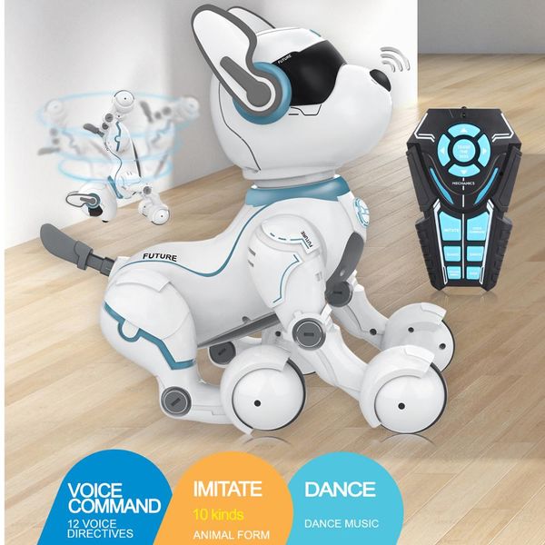 

rc robot dog smart talking dance interactive pet robot dog voice control kids early education toys christmas presents