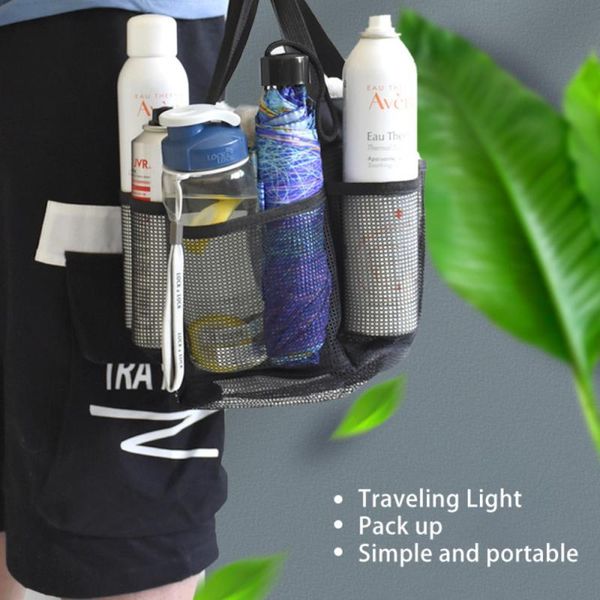 

storage bags large beach bag summer swimming travel mesh tote for sundries