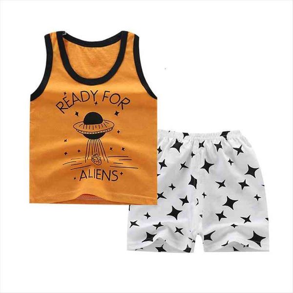 

summer kids clothes children clothing baby boy set toddler girls cotton cartoon t shirts shorts for 1 2 3 4y, White