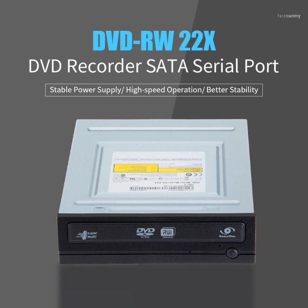 

dvd-rw 22x deskdvd recorder sata serial port burner reader for pc desk1