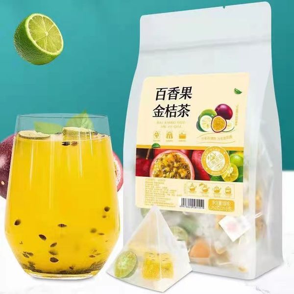 

passion fruit kumquat tea health beauty anti-aging tea 250g 25 bags