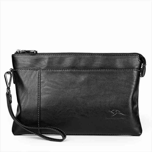 

brand mens wallet men long purse male clutch bag pu leather zipper business envelope coin, Red;black