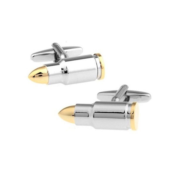 

jewelry stainless steel two color creative bullet cufflinks blwjyp, Red;brown