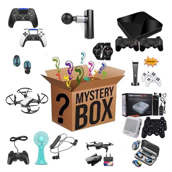 50% di sconto sugli auricolari Borsa fortunata Box Mystery Cashes C'è la possibilità di aprire: telefono cellulare, fotocamere, droni, gameconsole, smartwatch, auricolare Altro regalo