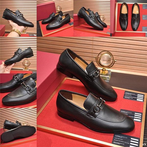 

q4 men's tassel loafers calf genuine leather wedding party luxury men casual dress shoes fashion gentleman stree style men shoes 11, Black