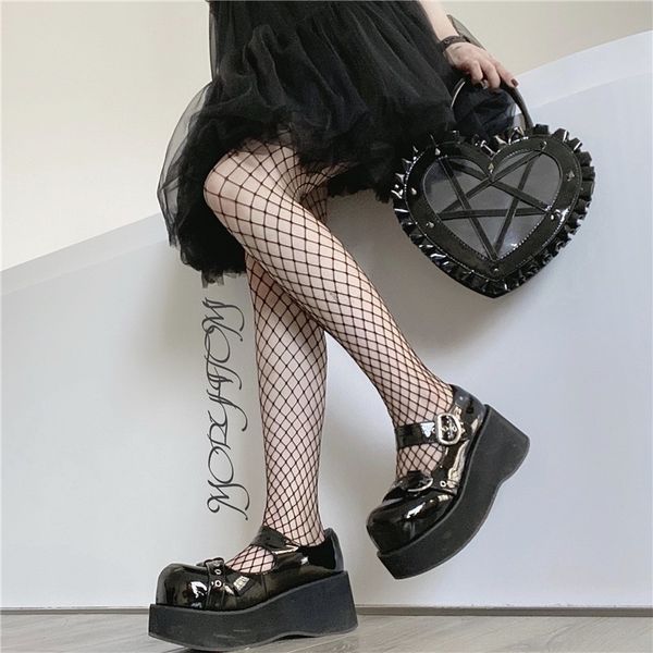 

lolita platform kawaii gothic shoes loli devilian cos little bat style bowknot demon goth dark punk cosplay lolisoes high heels d54v, Black