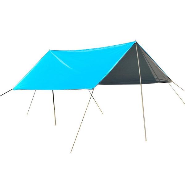 

tents and shelters outdoor camping portable canopy tent with pole shade beach pergola multifunctional mat