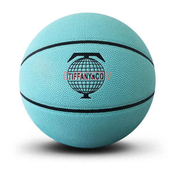 

new t iff a ny & c o . x spalding merch basketball commemorative edition pu game girl size 7 with box