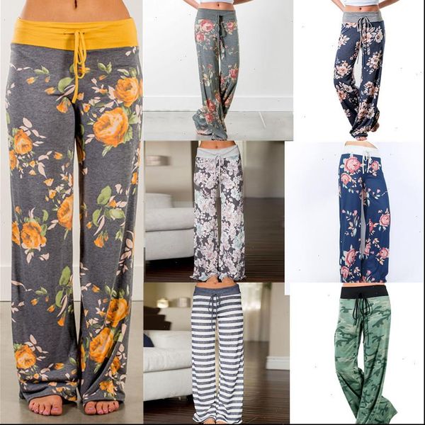 

fashion women large plus size palazzo joggers pants sports pants for women wide leg pant high waist sweatpants baggy, Black;white