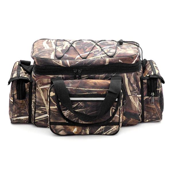 

fishing accessories large capacity tackle bag waterproof storage case outdoor travel hunting handbag shoulder pack