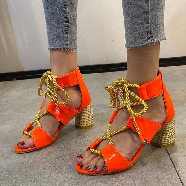 

women block heel sandals pumps patent leather dress shoes 2021 high heels boat shoes serpentine high heel peep toe m90, Black