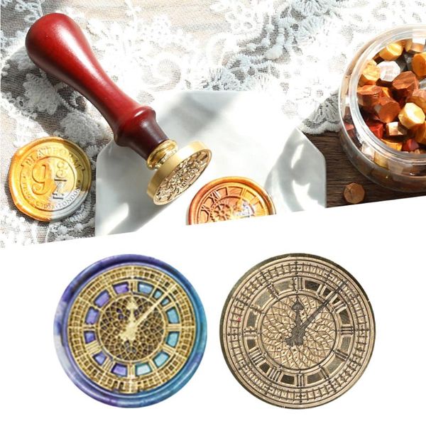 

craft tools vintage clock wax seal stamp copper head scrapbooking sealing replace envelope