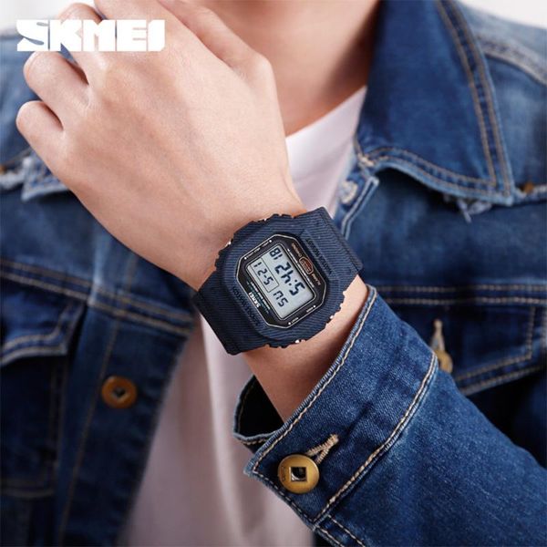 

wristwatches skmei 1471 waterproof luminous digital watch military sports men wristwatch men's watches relogio masculino relojes para h, Slivery;brown
