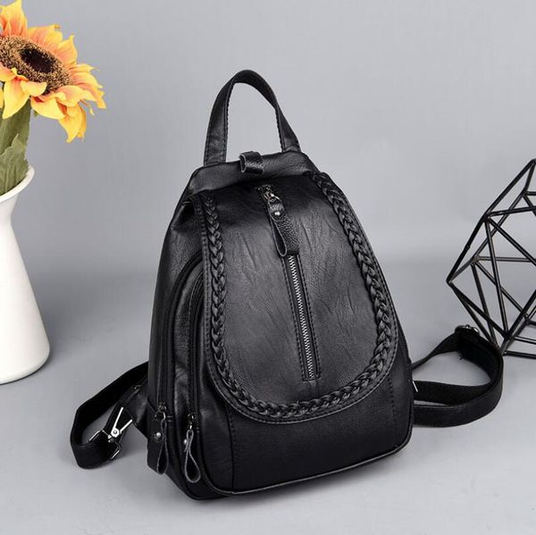

hbp classic fashion black backpack style duffel bags shoulder handbags school bag