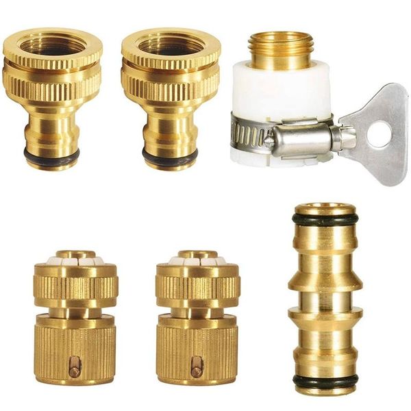 

watering equipments garden hose quick connector brass expandable stretch fittings tap adaptors connectors for gardening