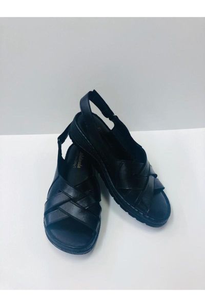 

sandals ladi white braided wedges slippers, Black