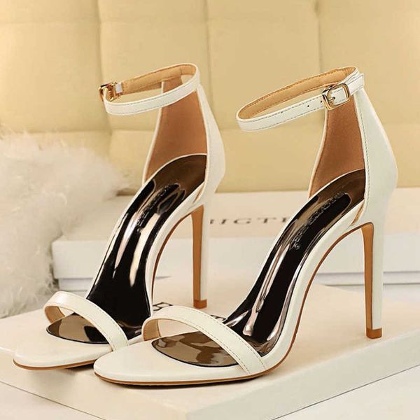 

bigtree shoes women high heels sandals 10cm fetish summer ladies heel classic pumps female party wedding stiletto y0721, Black