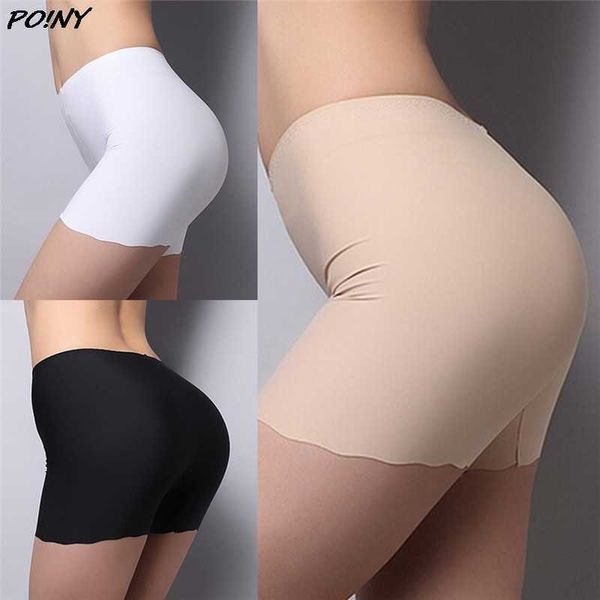 

women's panties safety short pants under skirts for women boyshorts seamless big size female boxer underwear, Black;white