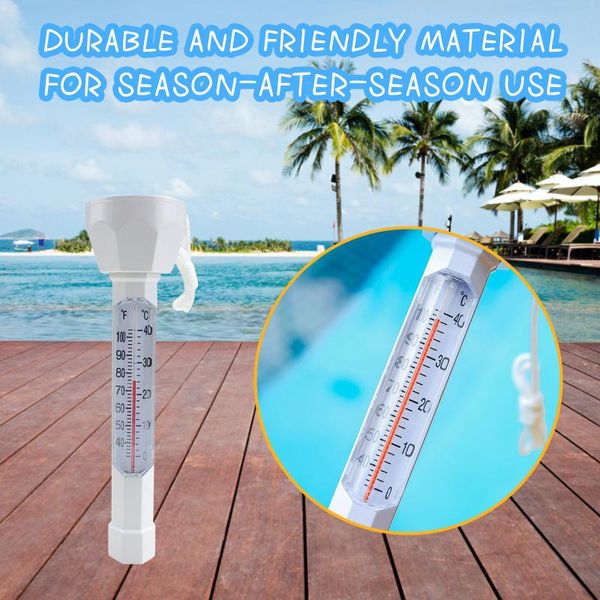 

pool & accessories swimming floating water thermometer 100ml with large easy-to-read temperature display