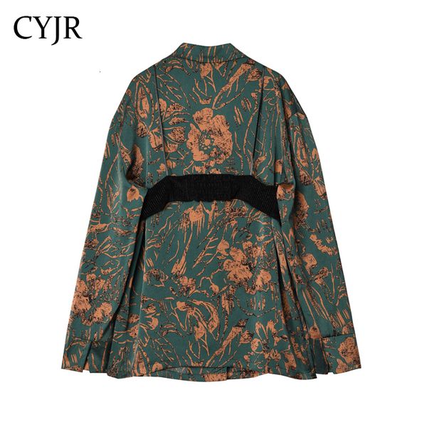

autumn cyjr vintage style print loose female blouse long-sleeve casual woman's shirt ladies'suit two pieces ladies' suit 7r6, White;black