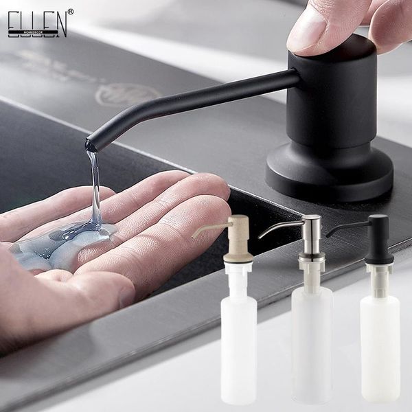 

liquid soap dispenser kitchen dispensers stainless steel sink counter el8406