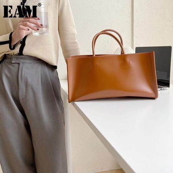 

cross body [eam] women spring vintage square handbag pu leather personality all-match crossbody shoulder bag fashion tide 2021 18a1634