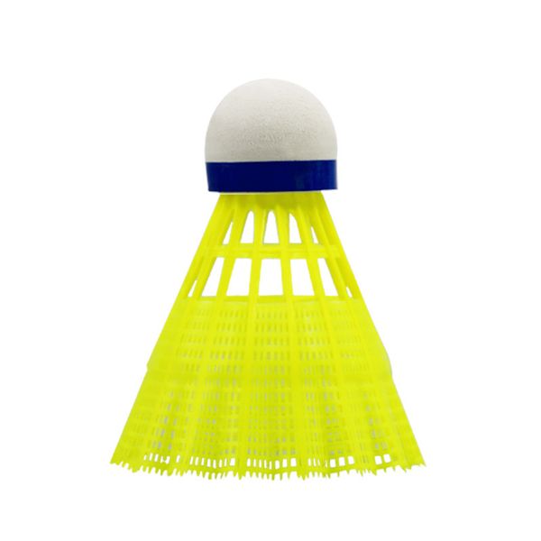 

strong nylon shuttlecock table fiber ball head full round wool style plastic badminton for outdoor training use durable 6pcs/set